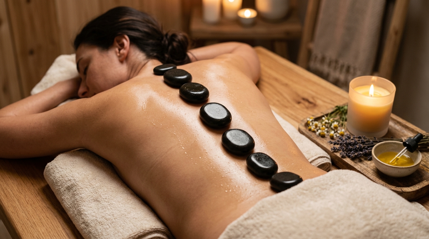 Equilíbrio Corporal & Massagem com Pedras Quentes